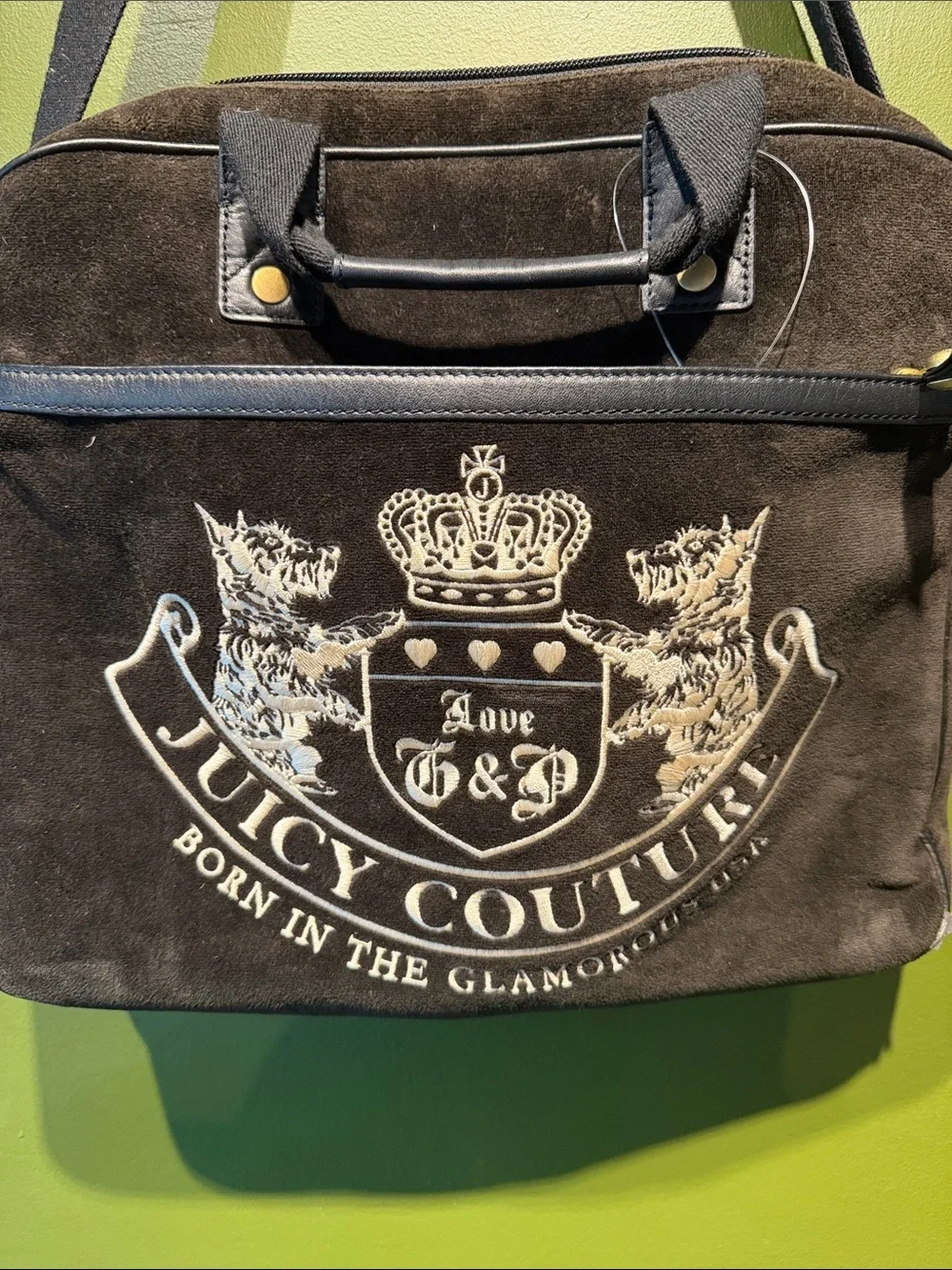 Juicy Couture black suede